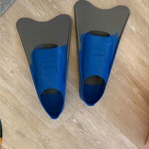 Sport Blue and Black Swim Fins